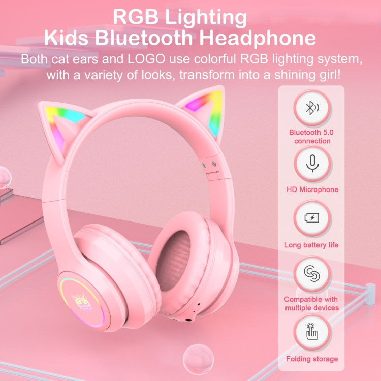 ONIKUMA B90 RGB Lighting Wireless Bluetooth Headphone, B90