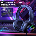 ONIKUMA X7 Pro USB + 3.5mm RGB Lighting Gaming Wired Headset, X7 Pro