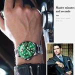 OLEVS 5885 Men Fashion Waterproof Luminous Quartz Watch, EDA00268001C, EDA00268001D, EDA00268001E, EDA00268001A, EDA00268001B