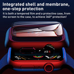 ROCK 2 in 1 PC Frame + Film Protector Case For  Apple Watch Series, 6 & SE & 5 & 4 44mm, 3 & 2 & 1 42mm, 3 & 2 & 1 38mm