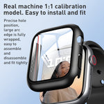 ROCK 2 in 1 PC Frame + Film Protector Case For  Apple Watch Series, 6 & SE & 5 & 4 44mm, 3 & 2 & 1 42mm, 3 & 2 & 1 38mm