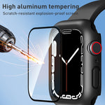 ROCK 2 in 1 PC Frame + Film Protector Case For  Apple Watch Series, 6 & SE & 5 & 4 44mm, 3 & 2 & 1 42mm, 3 & 2 & 1 38mm