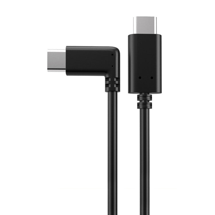 كابل رابط VR USB 3.2 Gen1 Type-C إلى USB 3.2 Gen1 Type-C بزاوية واحدة لجهاز Oculus Quest 1 / 2، 3 أمتار بزاوية واحدة