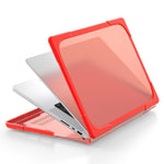 غطاء حماية للابتوب بلونين مقاوم للسقوط من TPU + PC، لماك بوك برو 16.2 بوصة A2485 2021