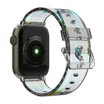 Aurora Transparent Silicone Watchband For Apple Watch Series, 7 41mm / 6&SE&5&4 40mm / 3&2&1 38mm, 7 45mm / 6&SE&5&4 44mm / 3&2&1 42mm