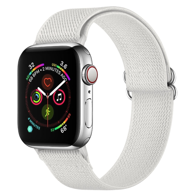 Polyester Nylon Watchband For Apple Watch Series, 7 41mm / 6&SE&5&4 40mm / 3&2&1 38mm, 7 45mm / 6&SE&5&4 44mm / 3&2&1 42mm