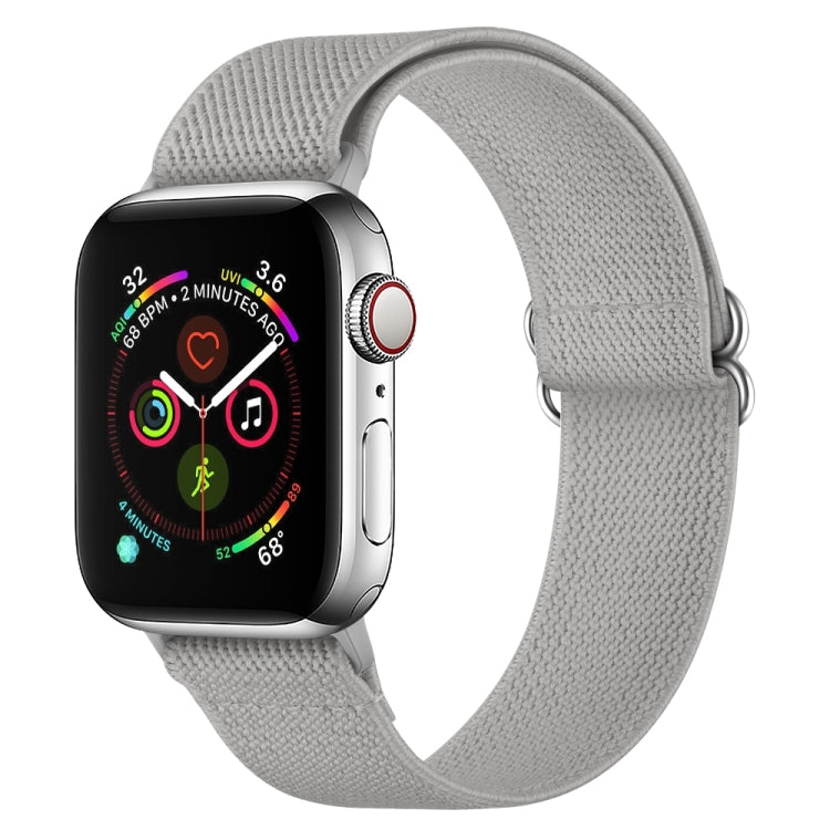 Polyester Nylon Watchband For Apple Watch Series, 7 41mm / 6&SE&5&4 40mm / 3&2&1 38mm, 7 45mm / 6&SE&5&4 44mm / 3&2&1 42mm