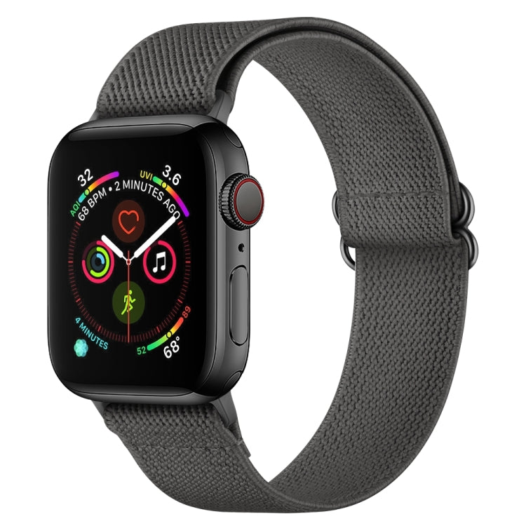 Polyester Nylon Watchband For Apple Watch Series, 7 41mm / 6&SE&5&4 40mm / 3&2&1 38mm, 7 45mm / 6&SE&5&4 44mm / 3&2&1 42mm