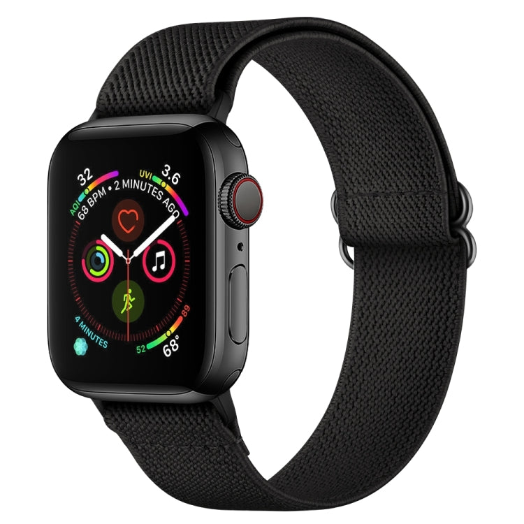 Polyester Nylon Watchband For Apple Watch Series, 7 41mm / 6&SE&5&4 40mm / 3&2&1 38mm, 7 45mm / 6&SE&5&4 44mm / 3&2&1 42mm
