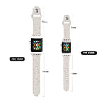 Dog Paw Embossing Silicone Watchband For Apple Watch Series, 7 41mm / 6&SE&5&4 40mm / 3&2&1 38mm, 7 45mm / 6&SE&5&4 44mm / 3&2&1 42mm