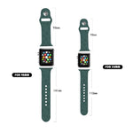Cactus Embossing Silicone Watchband For Apple Watch Series, 7 41mm / 6&SE&5&4 40mm / 3&2&1 38mm, 7 45mm / 6&SE&5&4 44mm / 3&2&1 42mm