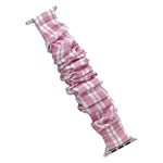 Single Loop Elasticity Cloth Grid Watchband For Apple Watch Series, 7 41mm / 6&SE&5&4 40mm / 3&2&1 38mm, 7 45mm / 6&SE&5&4 44mm / 3&2&1 42mm