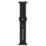 Liquid Silicone Watchband For Apple Watch Series, 7 45mm / 6&SE&5&4 44mm / 3&2&1 42mm