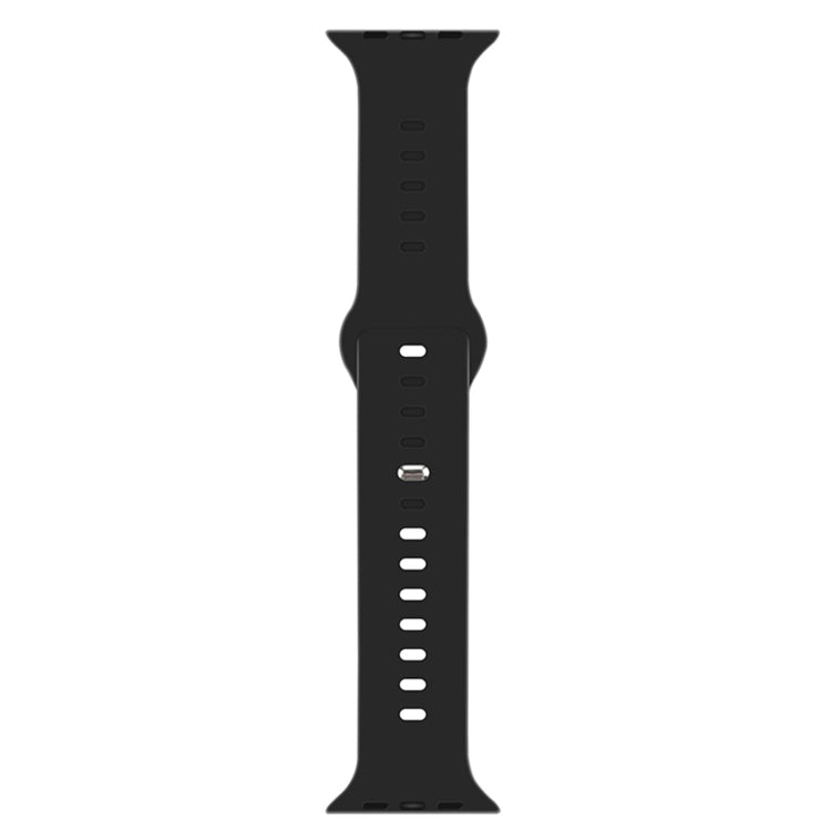 Liquid Silicone Watchband For Apple Watch Series, 7 45mm / 6&SE&5&4 44mm / 3&2&1 42mm