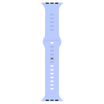 Liquid Silicone Watchband For Apple Watch Series, 7 45mm / 6&SE&5&4 44mm / 3&2&1 42mm