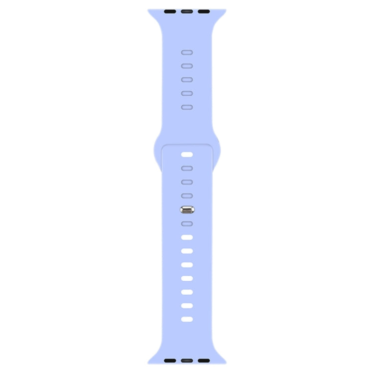 Liquid Silicone Watchband For Apple Watch Series, 7 45mm / 6&SE&5&4 44mm / 3&2&1 42mm