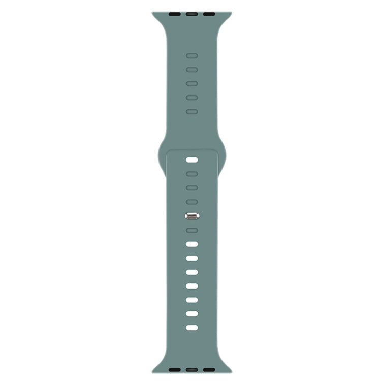 Liquid Silicone Watchband For Apple Watch Series, 7 45mm / 6&SE&5&4 44mm / 3&2&1 42mm