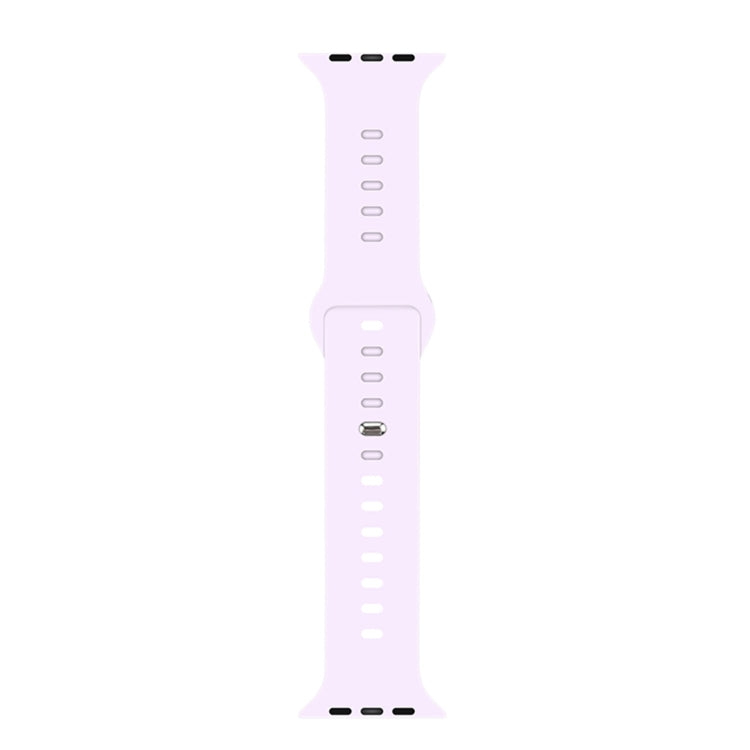 Liquid Silicone Watchband For Apple Watch Series, 7 45mm / 6&SE&5&4 44mm / 3&2&1 42mm