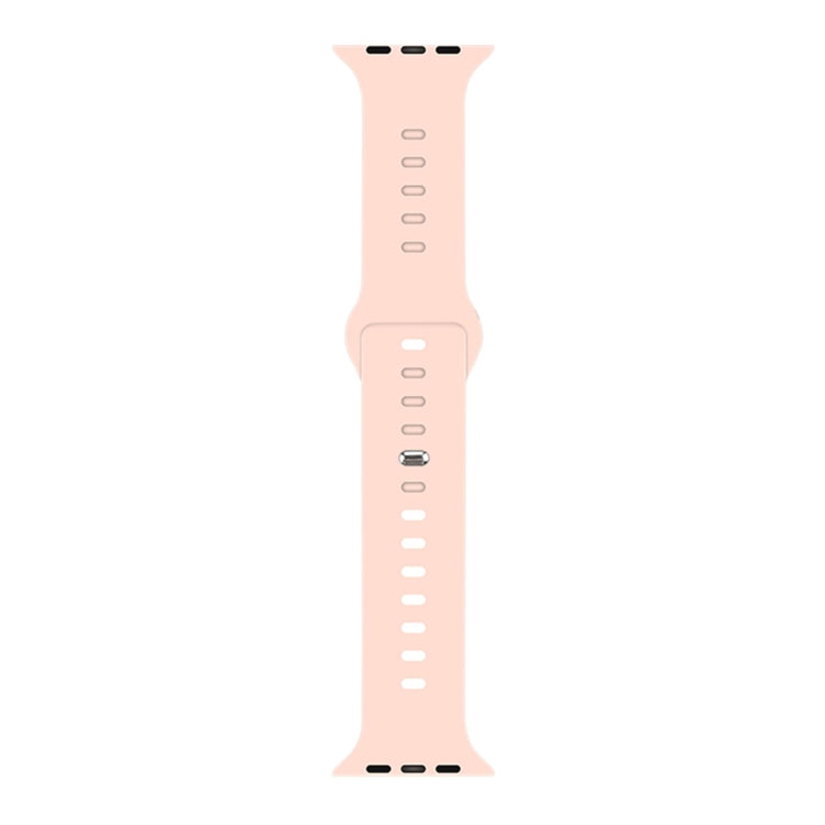 Liquid Silicone Watchband For Apple Watch Series, 7 45mm / 6&SE&5&4 44mm / 3&2&1 42mm