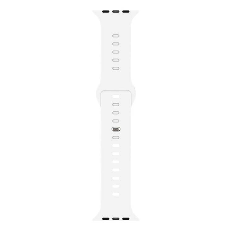 Liquid Silicone Watchband For Apple Watch Series, 7 45mm / 6&SE&5&4 44mm / 3&2&1 42mm