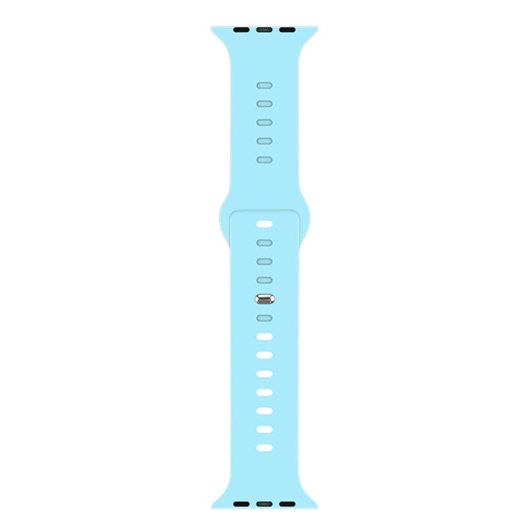 Liquid Silicone Watchband For Apple Watch Series, 7 45mm / 6&SE&5&4 44mm / 3&2&1 42mm
