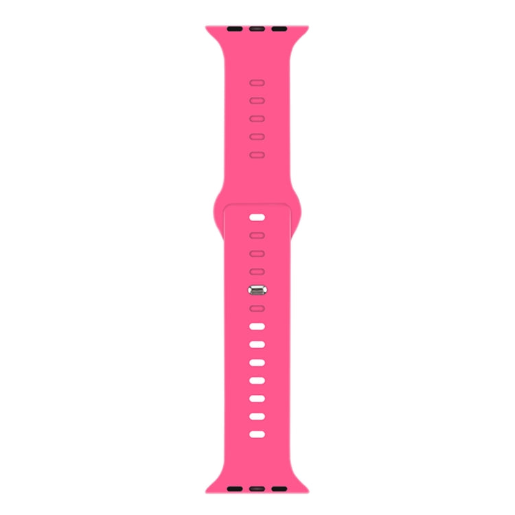 Liquid Silicone Watchband For Apple Watch Series, 7 45mm / 6&SE&5&4 44mm / 3&2&1 42mm