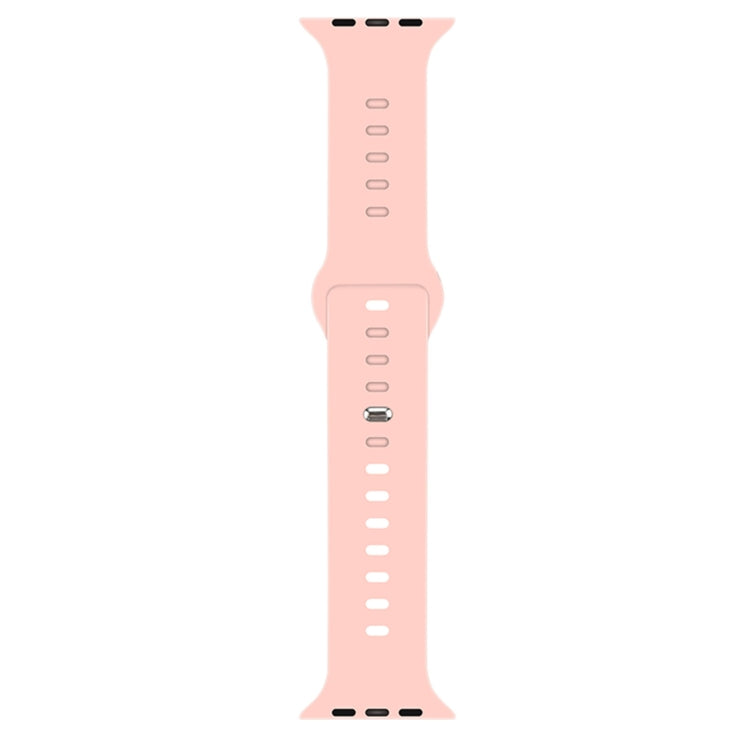 Liquid Silicone Watchband For Apple Watch Series, 7 45mm / 6&SE&5&4 44mm / 3&2&1 42mm