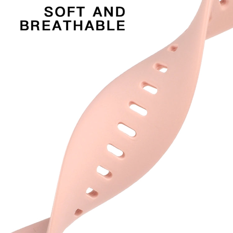 Liquid Silicone Watchband For Apple Watch Series, 7 45mm / 6&SE&5&4 44mm / 3&2&1 42mm