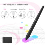 لوحة رسم رقمية VEIKK VK430 مقاس 4x3 بوصة مع حساسية ضغط 8192 مستوى