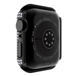 Diamond PC + Tempered Glass Watch Case For Apple Watch Series, 6&SE&5&4 40mm, 6&SE&5&4 44mm