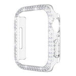 Double-Row Diamond PC Watch Case For Apple Watch Series, 7 41mm, 7 45mm