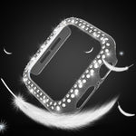 Double-Row Diamond PC Watch Case For Apple Watch Series, 7 41mm, 7 45mm