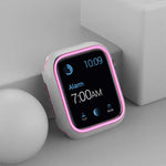 غطاء ساعة من PC مطلي بالكهرباء ذو لونين لسلسلة Apple Watch 6 و SE و 5 و 4 40 مم، 6 و SE و 5 و 4 44 مم