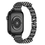 Heart Diamond Metal Watchband For Apple Watch Series, 7 41mm / 6&SE&5&4 40mm / 3&2&1 38mm, 7 45mm / 6&SE&5&4 44mm / 3&2&1 42mm