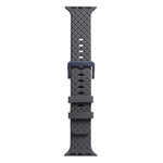 Braided Texture Silicone Watchband For Apple Watch Series, 7 41mm / 6&SE&5&4 40mm / 3&2&1 38mm, 7 45mm / 6&SE&5&4 44mm / 3&2&1 42mm