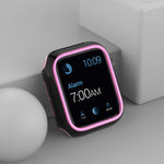 غطاء ساعة من PC مطلي بالكهرباء ذو لونين لسلسلة Apple Watch 3 و 2 و 1 38 مم، 3 و 2 و 1 42 مم