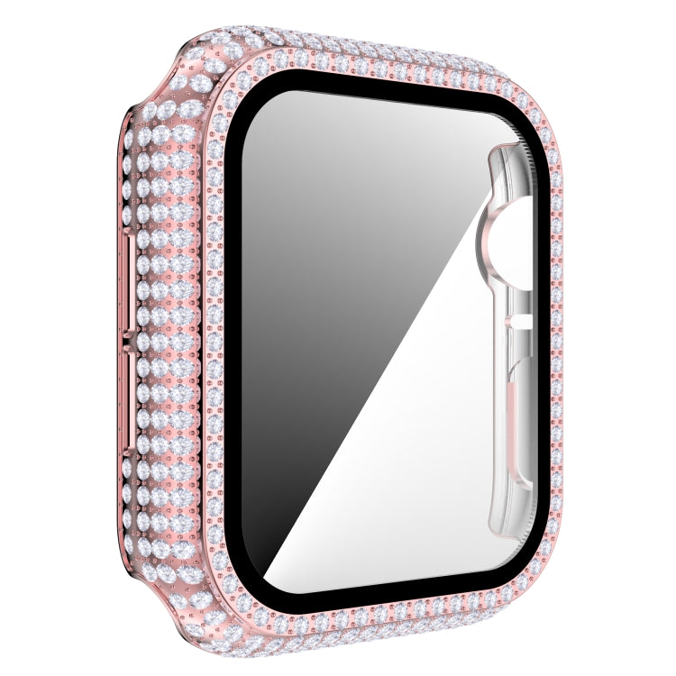 Diamond PC + Tempered Glass Watch Case For Apple Watch Series, 3&2&1 38mm, 3&2&1 42mm