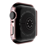 Diamond PC + Tempered Glass Watch Case For Apple Watch Series, 3&2&1 38mm, 3&2&1 42mm