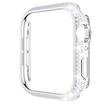 Hollowed Diamond PC Watch Case For Apple Watch Series, 3&2&1 38mm, 3&2&1 42mm