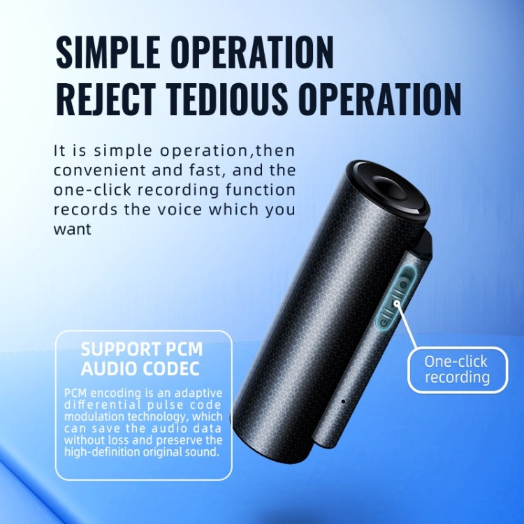 قلم تسجيل ذكي عالي الدقة مع تقليل الضوضاء وتحكم صوتي ومغناطيس قوي Q76، 4GB، 8GB، 16GB، 32GB