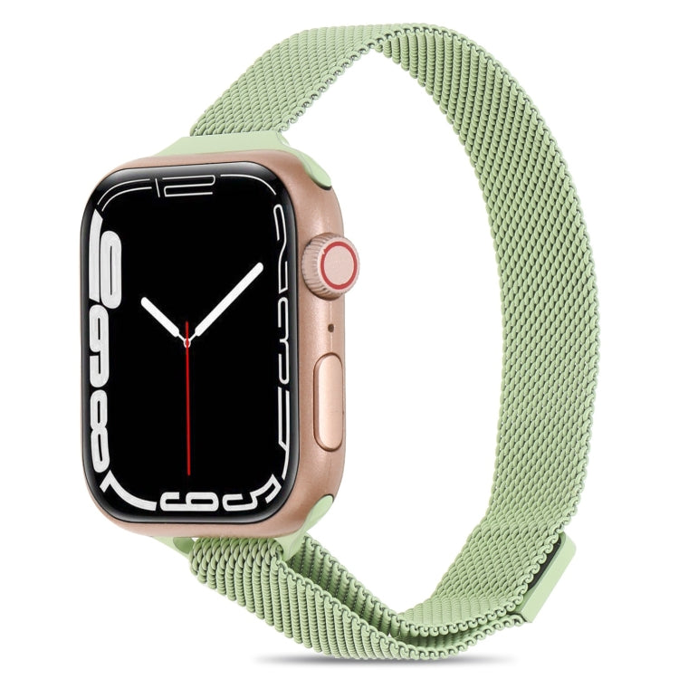 Milanese Small Waist Watchband For Apple Watch Series, 7 41mm / 6&SE&5&4 40mm / 3&2&1 38mm, 7 45mm / 6&SE&5&4 44mm / 3&2&1 42mm