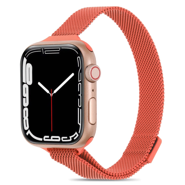 Milanese Small Waist Watchband For Apple Watch Series, 7 41mm / 6&SE&5&4 40mm / 3&2&1 38mm, 7 45mm / 6&SE&5&4 44mm / 3&2&1 42mm
