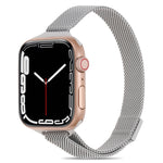 Milanese Small Waist Watchband For Apple Watch Series, 7 41mm / 6&SE&5&4 40mm / 3&2&1 38mm, 7 45mm / 6&SE&5&4 44mm / 3&2&1 42mm