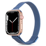 Milanese Small Waist Watchband For Apple Watch Series, 7 41mm / 6&SE&5&4 40mm / 3&2&1 38mm, 7 45mm / 6&SE&5&4 44mm / 3&2&1 42mm