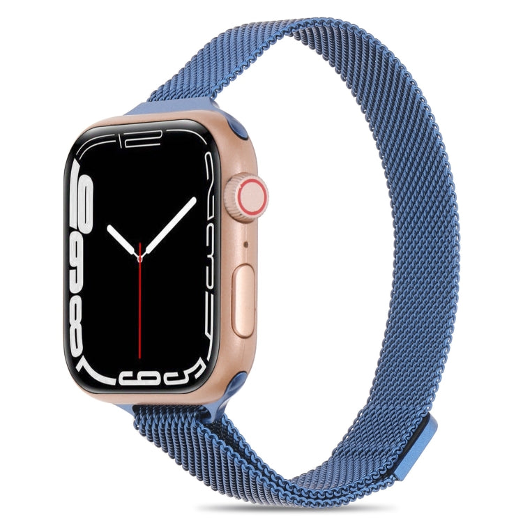 Milanese Small Waist Watchband For Apple Watch Series, 7 41mm / 6&SE&5&4 40mm / 3&2&1 38mm, 7 45mm / 6&SE&5&4 44mm / 3&2&1 42mm