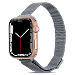 Milanese Small Waist Watchband For Apple Watch Series, 7 41mm / 6&SE&5&4 40mm / 3&2&1 38mm, 7 45mm / 6&SE&5&4 44mm / 3&2&1 42mm
