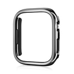 Electroplated PC Hollow Watch Protective Case, For Apple Watch Series 9 / 8 / 7 41mm, For Apple Watch Series 9 / 8 / 7 45mm