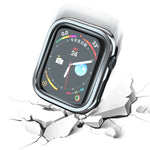 Electroplated PC Hollow Watch Protective Case, For Apple Watch Series 9 / 8 / 7 41mm, For Apple Watch Series 9 / 8 / 7 45mm