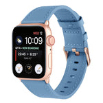 Small Waist Genuine Leather Watchband For Apple Watch Series, 7 41mm / 6&SE&5&4 40mm / 3&2&1 38mm, 7 45mm / 6&SE&5&4 44mm / 3&2&1 42mm