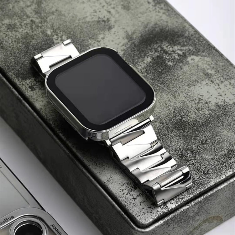 Aluminum Alloy Gear Matte Watchband For Apple Watch Series, 7 41mm / 6&SE&5&4 40mm / 3&2&1 38mm, 7 45mm / 6&SE&5&4 44mm / 3&2&1 42mm